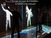 Reportage - Exposition LHC     Sujet  : Voyage au coeur de la matière : le tunnel LHC interactif.  Année  : mars-avril 2013  Durée  : 04:43  Réalisation  : FR3 Rhône-Alpes et TV8 Mont-Blanc